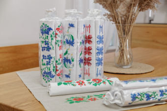 Комплект полотенец в тубусе